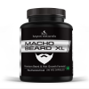 kayos macho beard xl premium beard   hair growth supplement with biotin and collagen 60s 